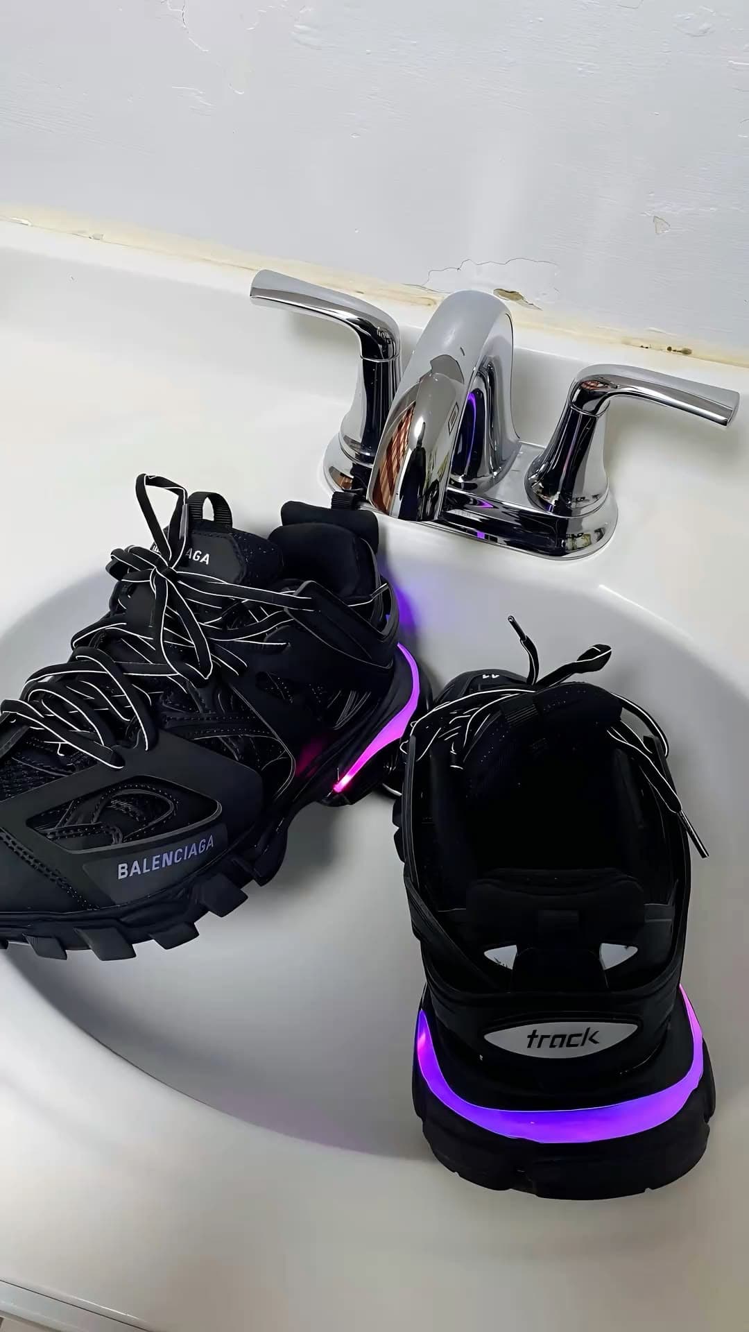 Balenciaga Track LED, Black