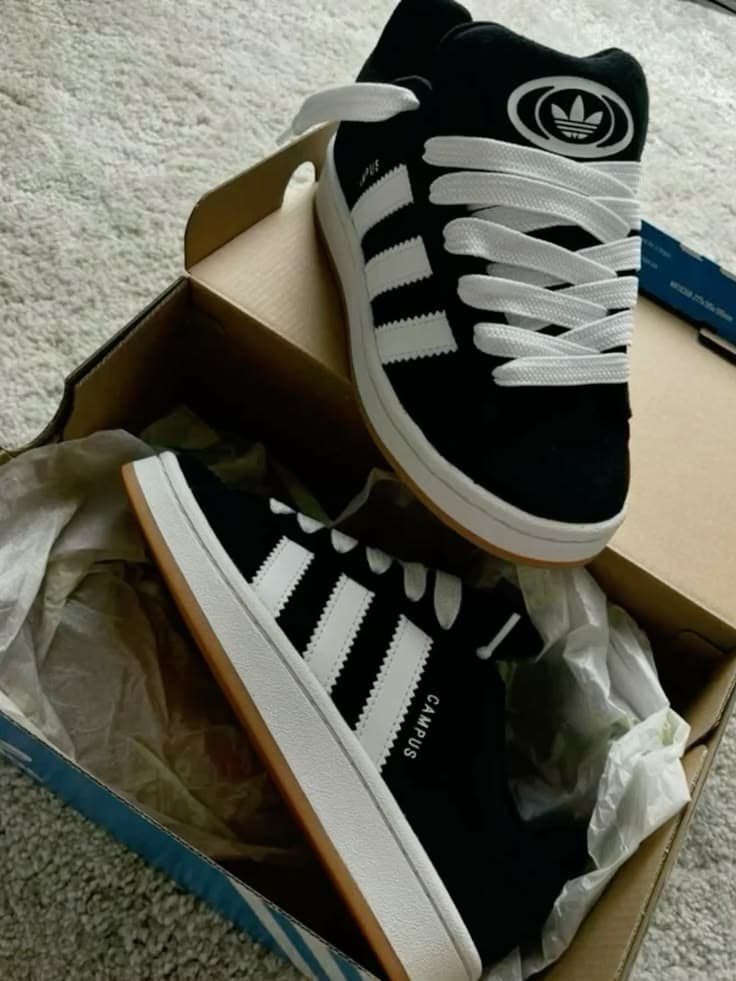 Adidas Campus 00s, Black & Gum