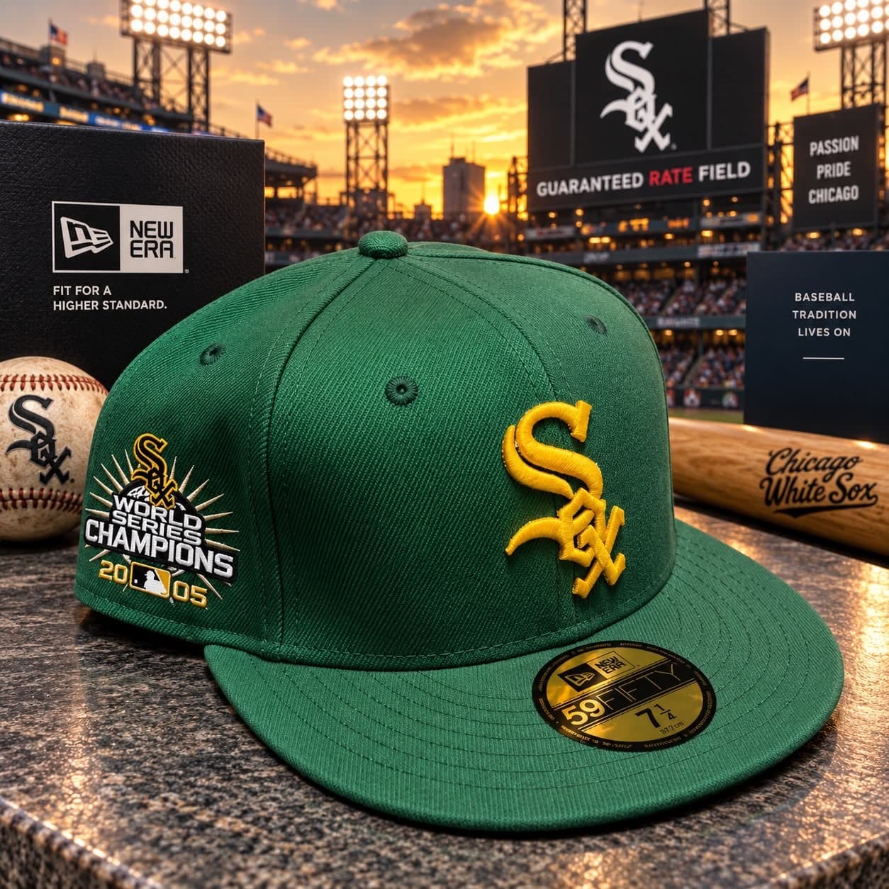 Chicago White Sex Snapback, Green