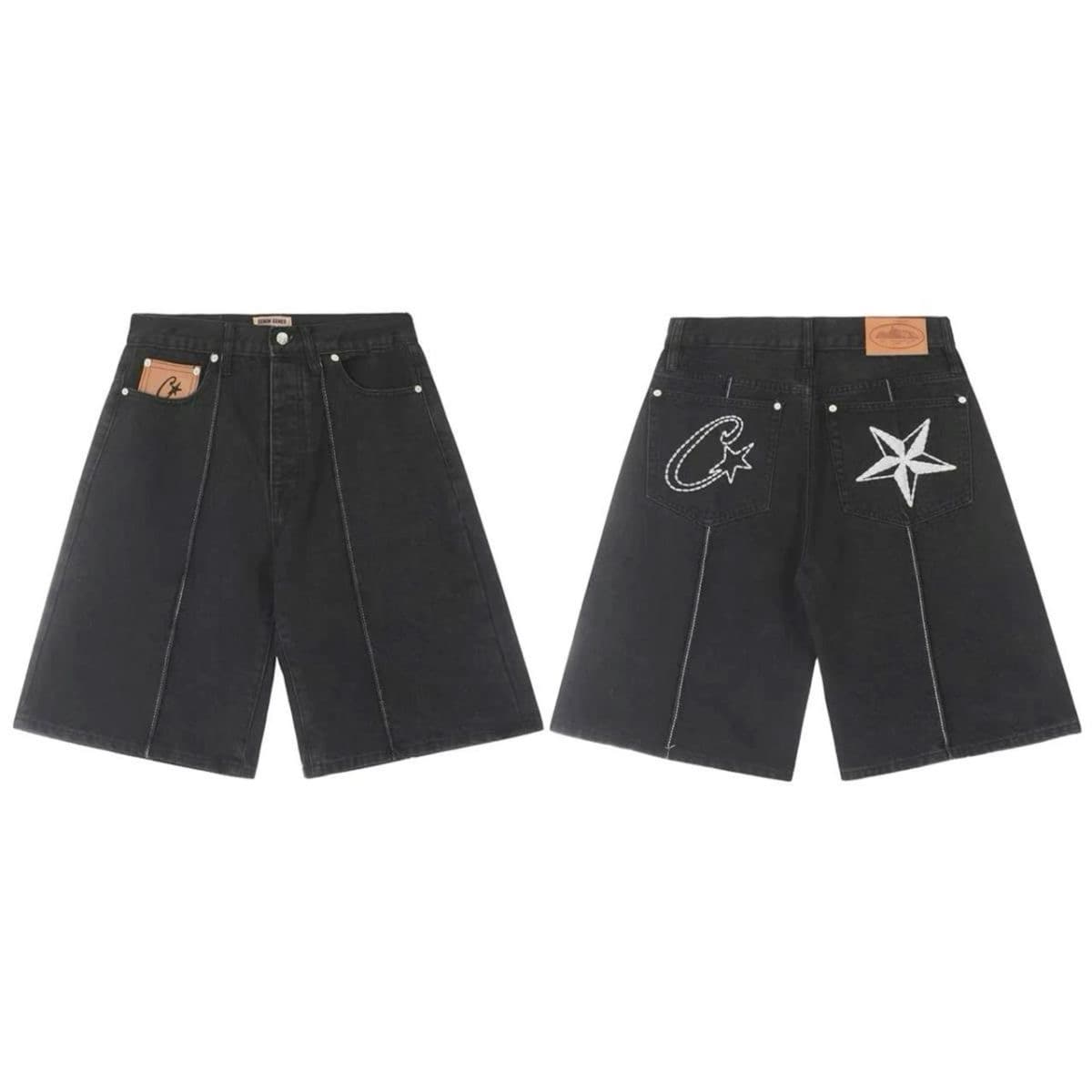 Corteiz Star Denim Shorts