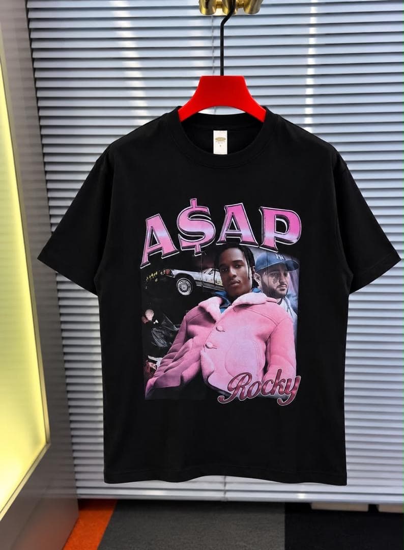 A$AP Rocky Graphic Tee, Black