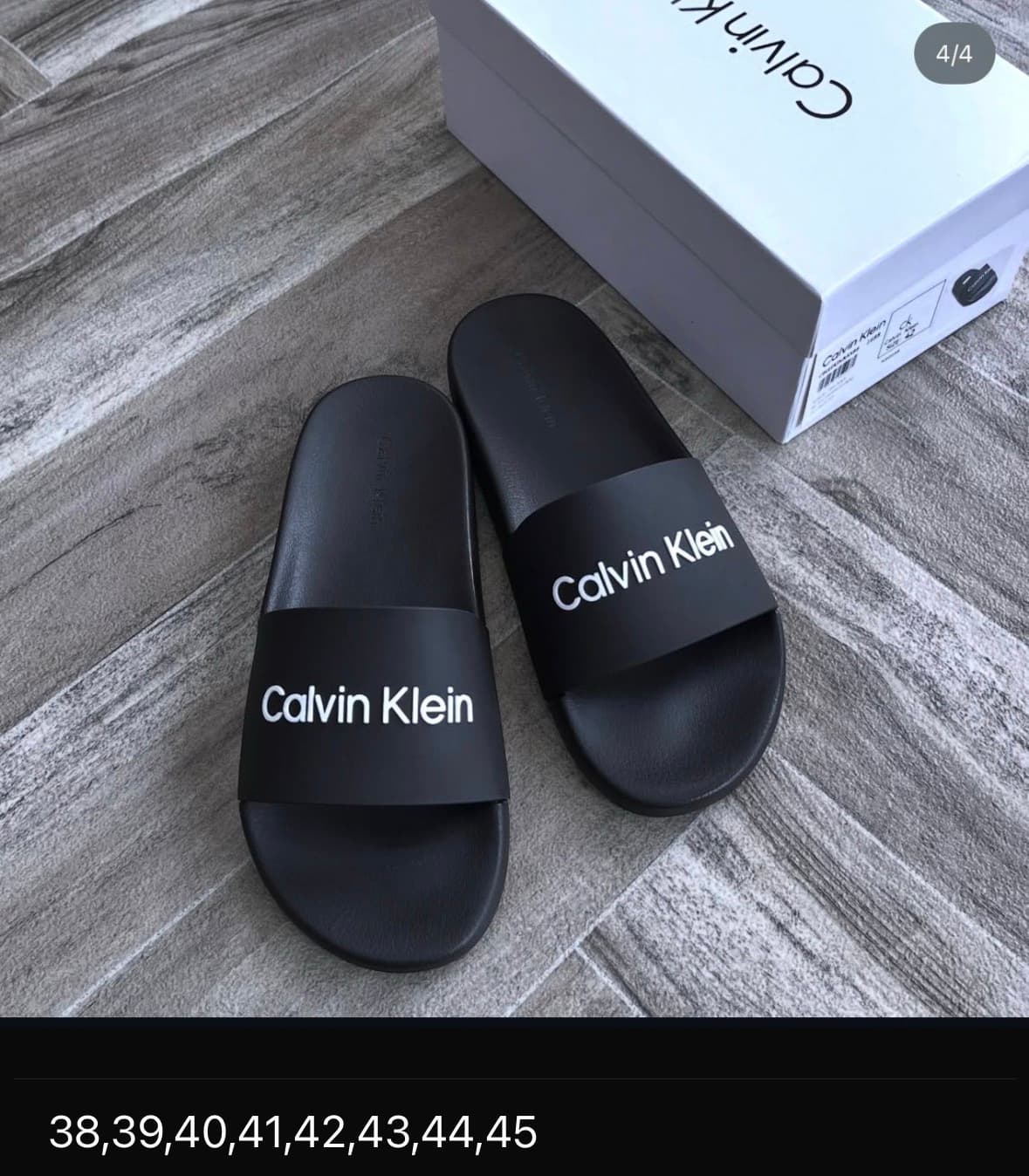 Calvin Klein Slides, Black