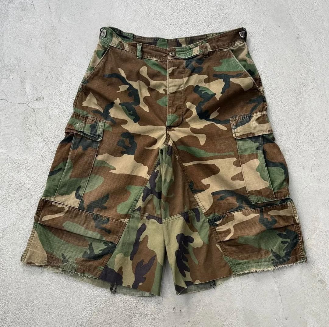 Woodland Camo Cargo Shorts