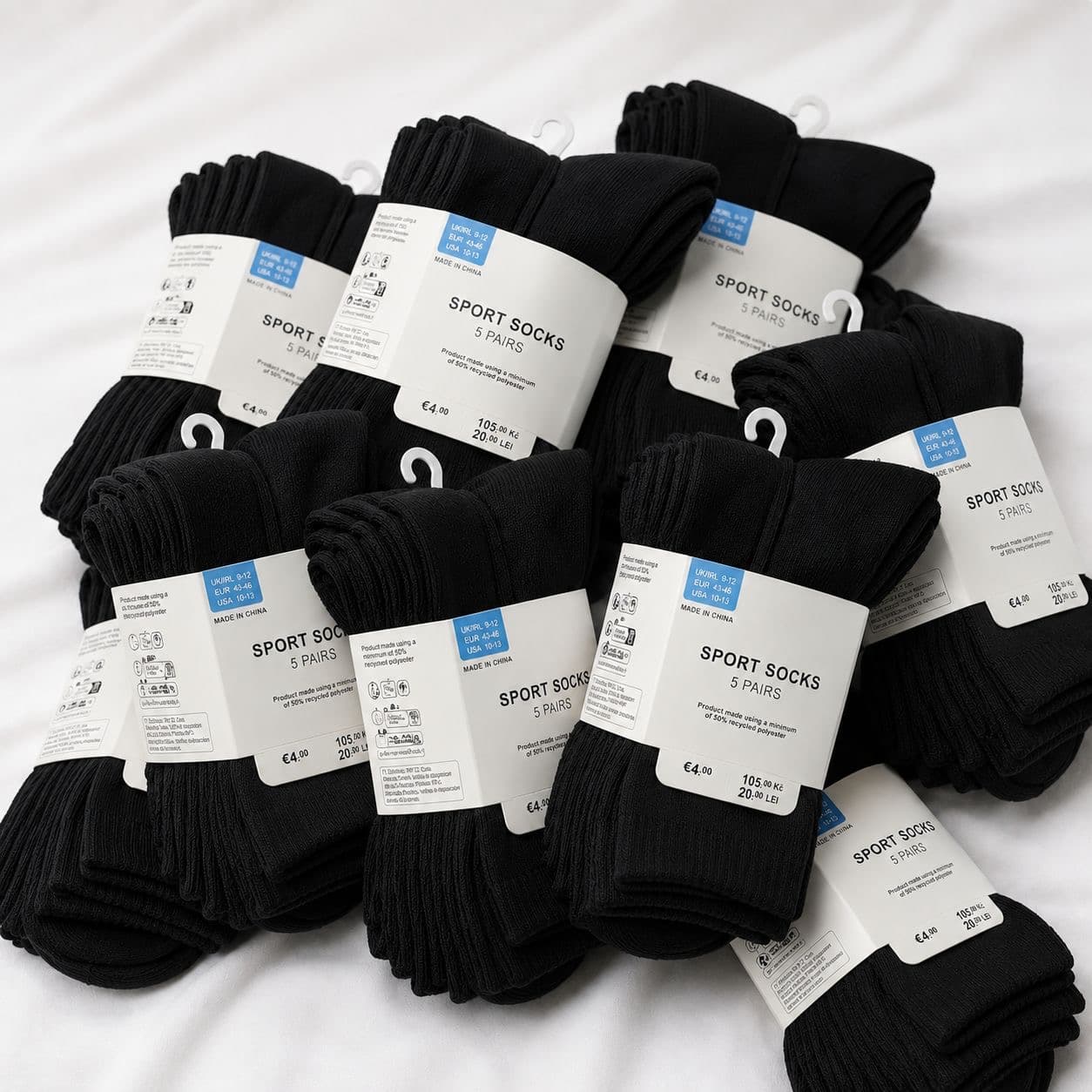 Sport Socks, 5-Pair Pack