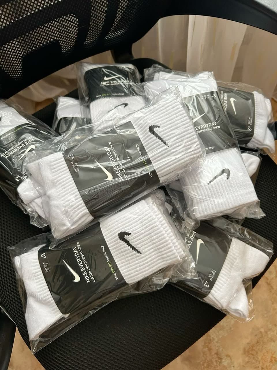 Nike Everyday Crew Socks, 3-Pack