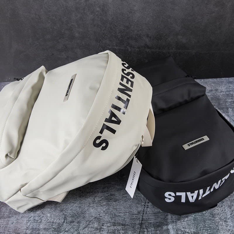Essentials Backpack, Cream & Black