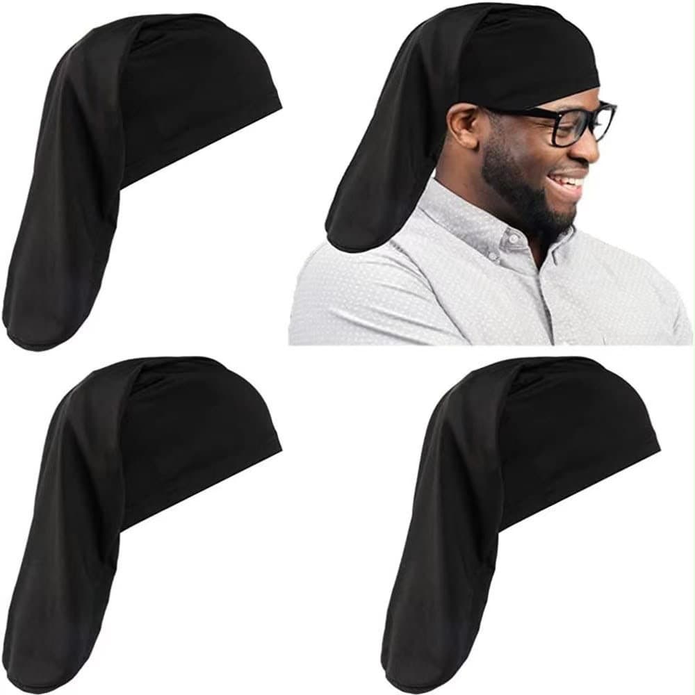 Dreadlock Sock Cap, Black